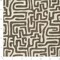Brown Abstract Geometric Global Woven Pattern Upholstery Fabric by The Yard - SKU: Viking Cocoa
